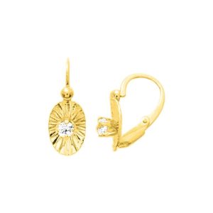 18K Par pendientes oro