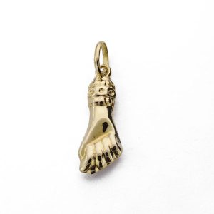 18K COLGANTE ORO AMARILLO MANO MEDIANA