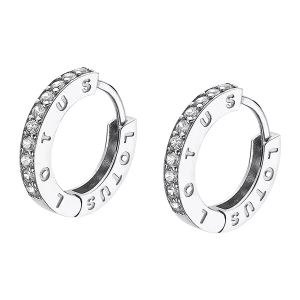 Pendientes Aros de Plata Lotus Silver