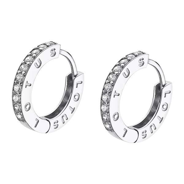 Pendientes Aros de Plata Lotus Silver