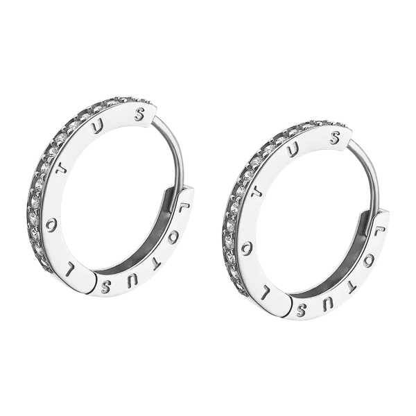 PENDIENTES LOTUS SILVER AROS