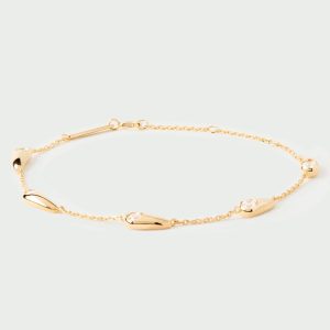Pulsera de Plata bañada en oro