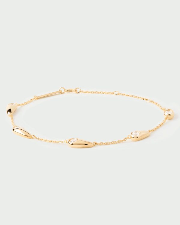 Pulsera de Plata bañada en oro