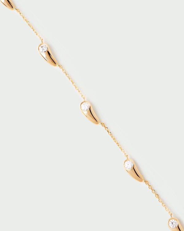 Pulsera de Plata bañada en oro - Imagen 2