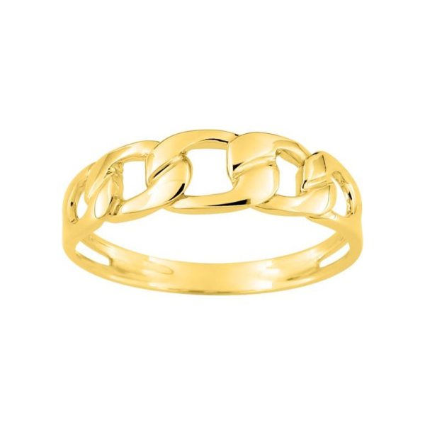 18k Anillo de Oro eslabón