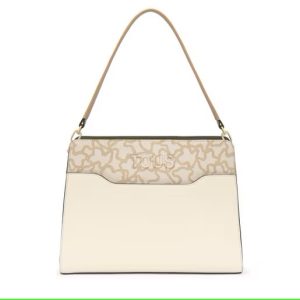 Bolso Shopper Mediano Kaos Icon Marfil