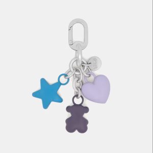 Llavero Puffed Motifs Morado