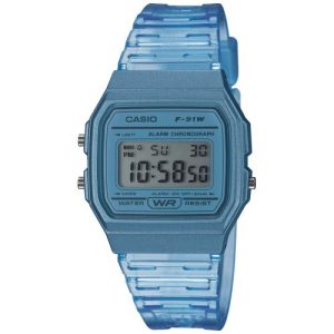 Reloj Casio Digital F91 Colores | Azul