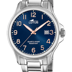 Reloj Lotus Hombre de acero con esfera azul