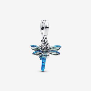 Charm Colgante Doble Libélula