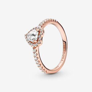 Anillo Corazón Brillante Eleva