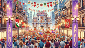 Festividad Asunción de la virgen  el día con más fiestas