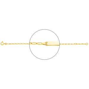 Pulsera Identidad oro 750