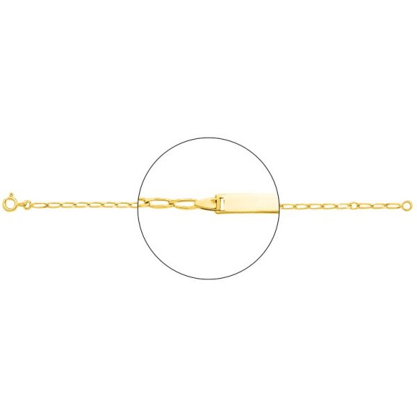 Pulsera Identidad oro 750