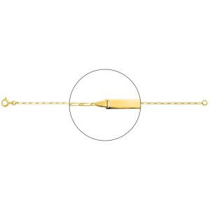 Pulsera Identidad oro 750