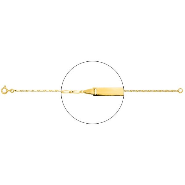 Pulsera Identidad oro 750