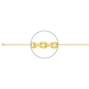 Cadena oro 750 Forzada diamantada