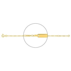 Pulsera Identidad oro 750