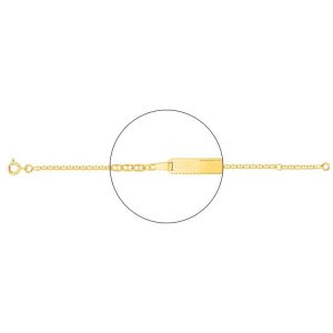 Pulsera Identidad oro 750