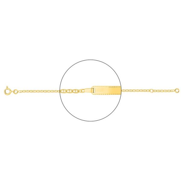 Pulsera Identidad oro 750