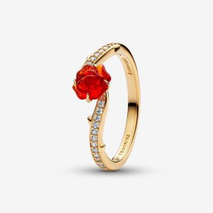 Anillo Rosa Encantada de La Bella y la Bestia de Disney