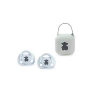 Pack 2 chupetes y portachupetes Baby TOUS