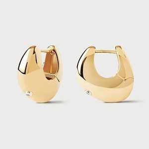 Aros de Plata bañada en Oro Pd