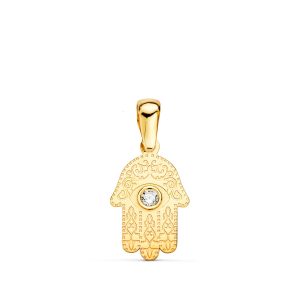 18K COLGANTE ORO AMARILLO MANO