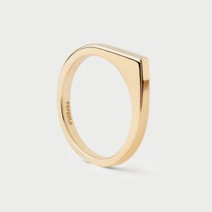 Anillo geométrico con forma