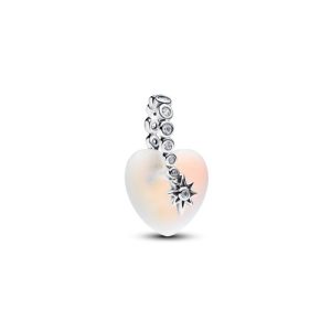 Colgante de corazón de plata