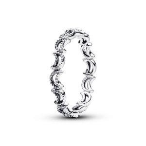 Anillo luna de plata de primera ley | 194258C00-54