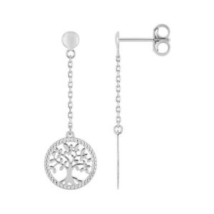 pendientes oro 750 largos R325