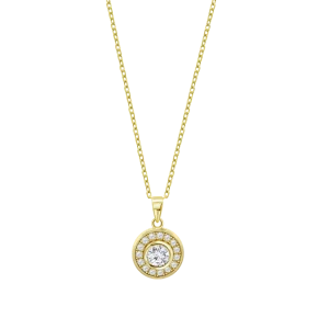 COLLAR LOTUS SILVER PLATA