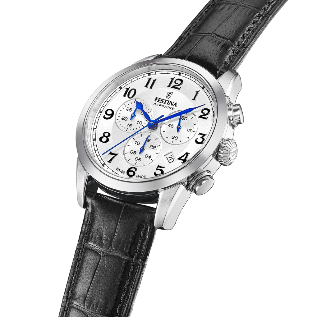 RELOJ FESTINA SWISS HOMBRE CRONÓGRAFO ESFERA BLANCA - Imagen 2
