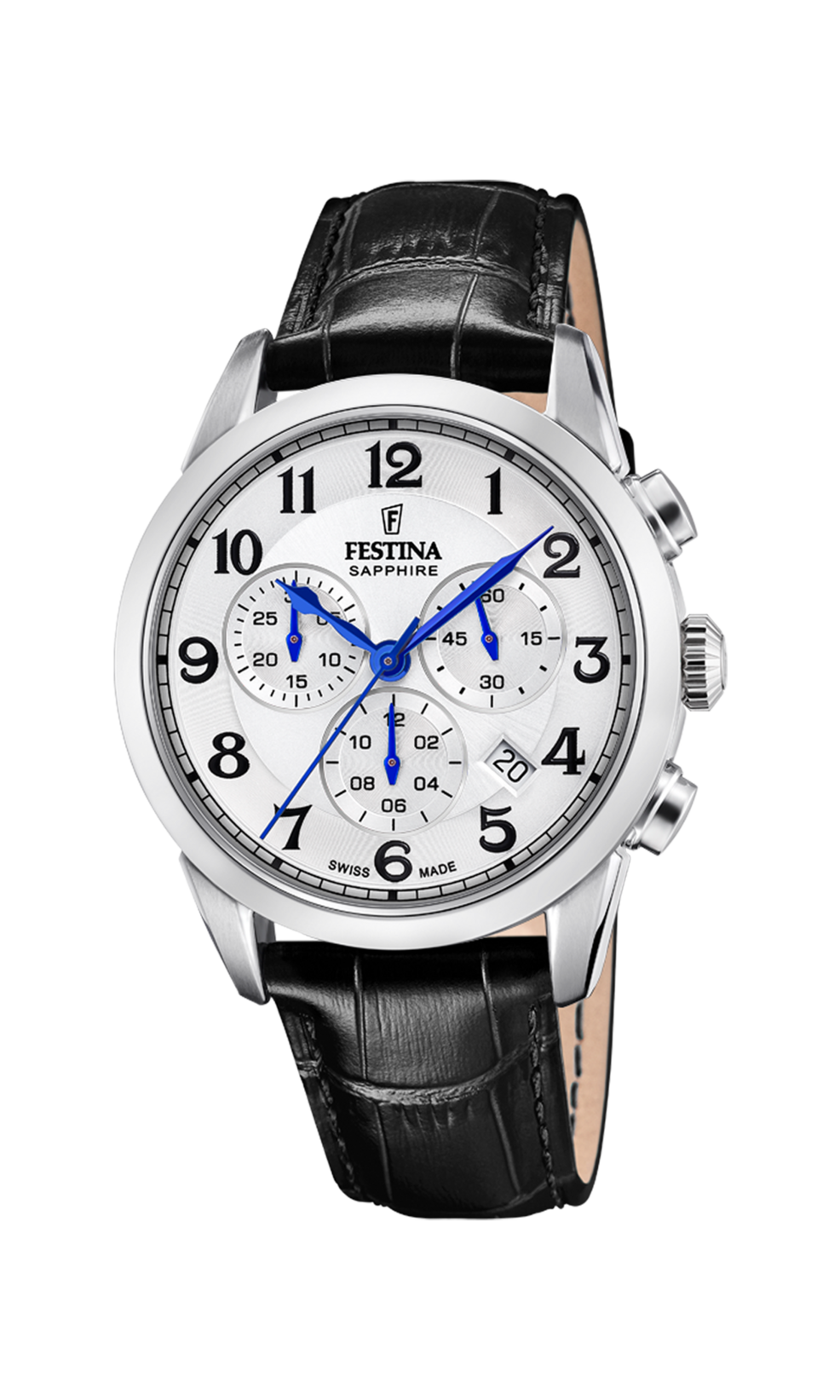 RELOJ FESTINA SWISS HOMBRE CRONÓGRAFO ESFERA BLANCA