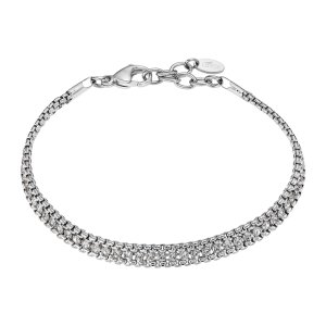 Pulsera de Acero Lotus Style con piedras para mujer