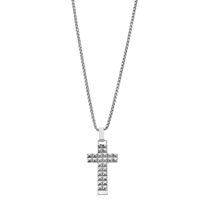 Collar con Cruz de Acero Lotus Style