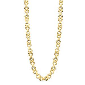 Collar de Acero Dorado Lotus Style