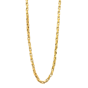 Collar de Acero Dorado Lotus Style