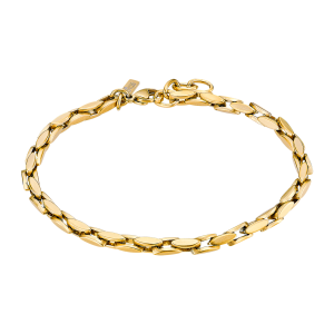 Pulsera de Acero Dorado Lotus Style