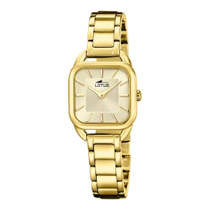RELOJ LOTUS MUJER 2GETHER DORADO CORREA DE ACERO INOXIDABLE