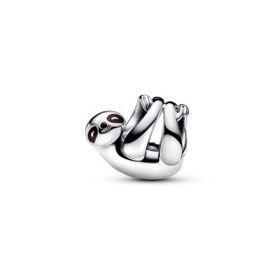 Charm Perezoso Colgante Plata
