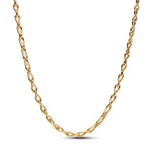 Collar de cadena con forma de 8