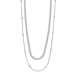 Collar Doble de Acero Lotus