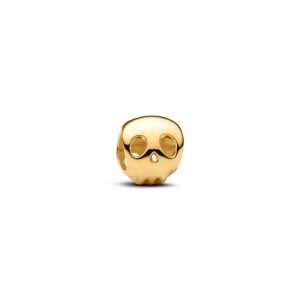 Mini charm de calavera bañado