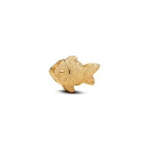 Charm mini de pez texturizado