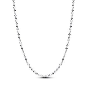 Cadena de bolas de plata
