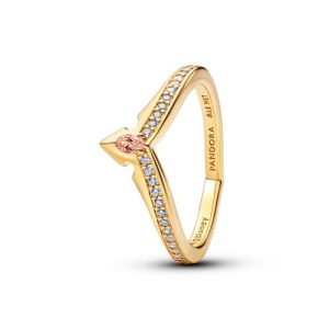 Anillo Disney Aurora bañado
