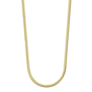 Collar de plata de ley bañado en oro de Lotus Silver