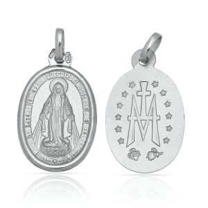 MEDALLA PLATA 925MM V. MILAGRO
